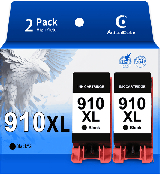 910XL Black Ink Cartridge Compatible for HP 910 Black ink Cartridge for HP 8015e 8025e 8028e Printer